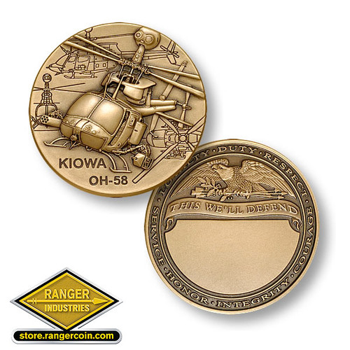OH-58 Kiowa Challenge Coin