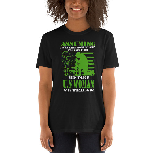 Woman Veteran Short-Sleeve Unisex T-Shirt