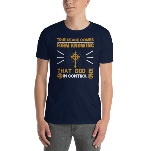 True Peace Comes Short-Sleeve Unisex T-Shirt