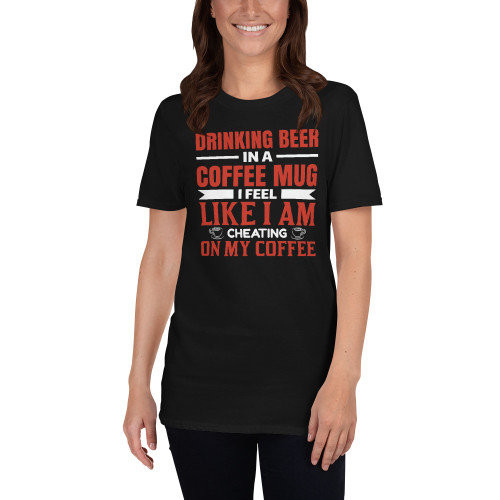 Cheating on My Coffee Short-Sleeve Unisex T-Shirt