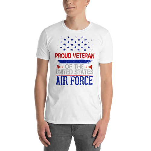 Us Airforce (Proud Veteran) Short-Sleeve Unisex T-Shirt