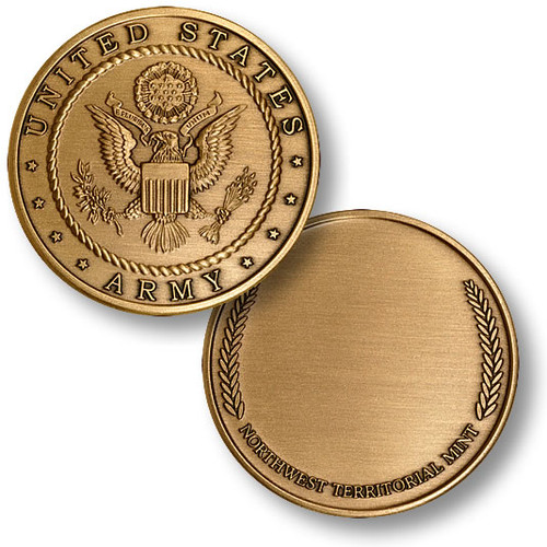 U.S. Army Wreath 1 7/8 Challenge Coin