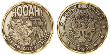 U.S. Army Hooah "It's An Army Thing" Challenge Coin