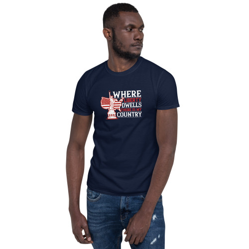 Where Liberty Dwells Short-Sleeve Unisex T-Shirt