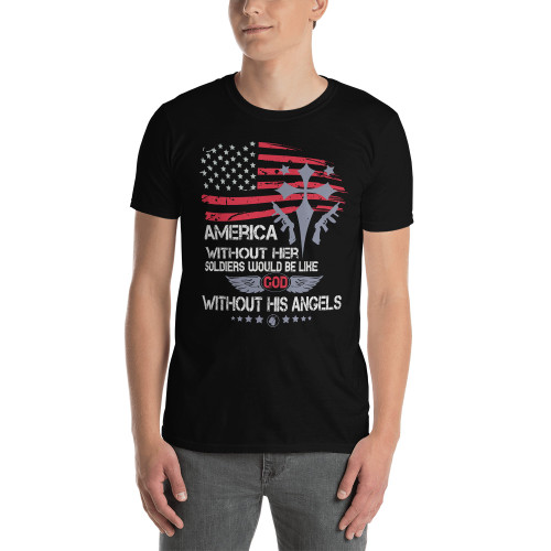 America Without Her Soldiers Short-Sleeve Unisex T-Shirt
