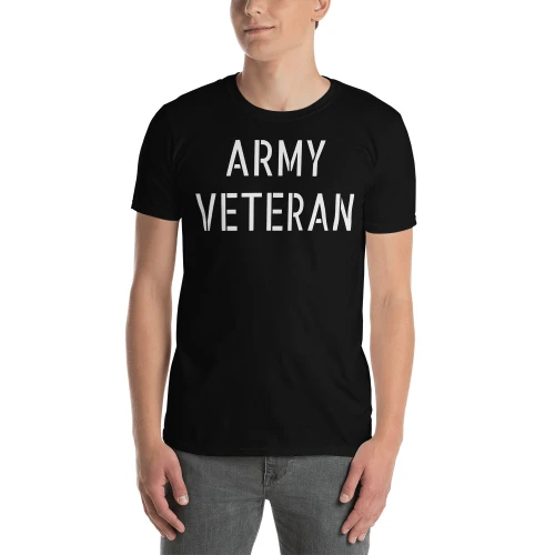 Army Veteran (Text) Short-Sleeve Unisex T-Shirt