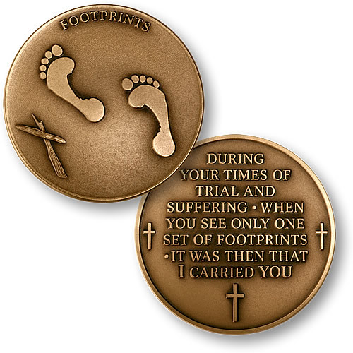 Footprints Challenge Coin