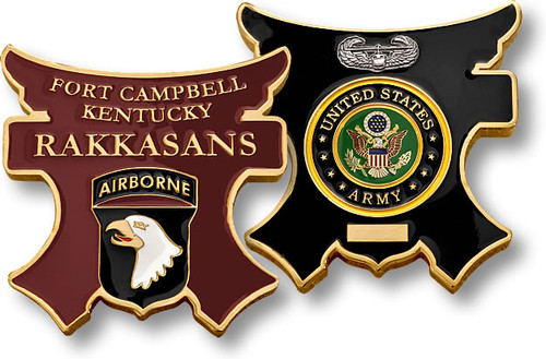 Fort Campbell, KY, Rakkasans Challenge Coin