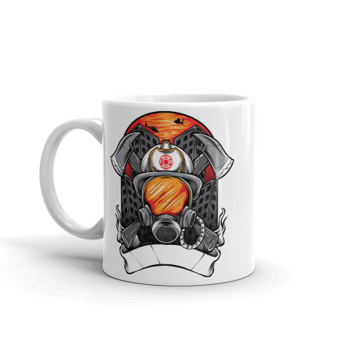 Fire Fighter Helmet Mug