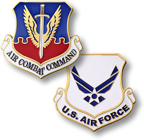  Air Combat Command Challenge Coin