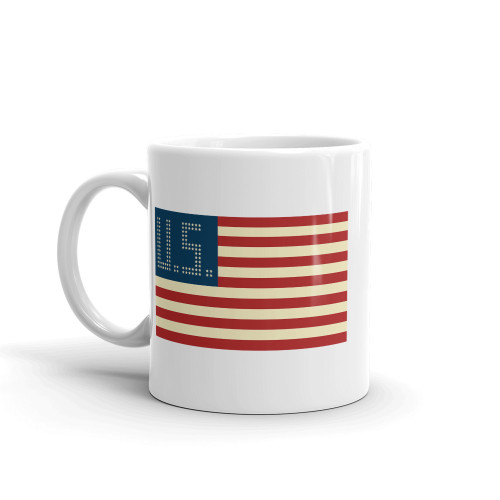 U.S. Flag Design Mug