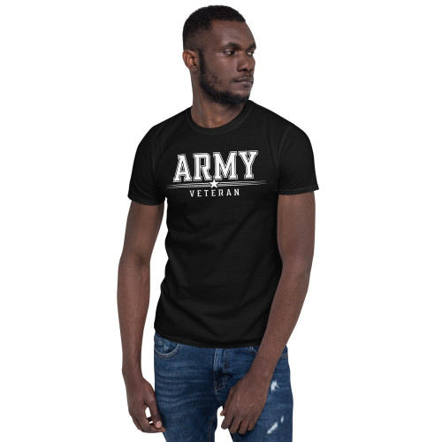 Army Veteran (White Design) Short-Sleeve Unisex T-Shirt