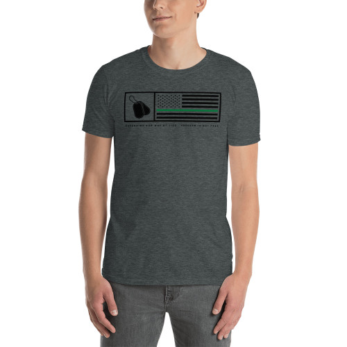 Thin Green Line (Option 2) Short-Sleeve Unisex T-Shirt