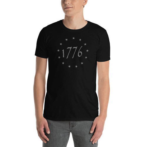 1776 With Stars Short-Sleeve Unisex T-Shirt