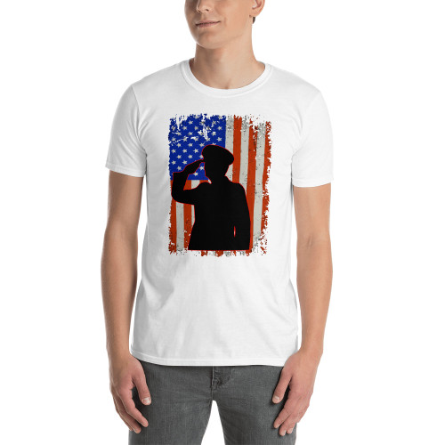 Salute the Flag Short-Sleeve Unisex T-Shirt