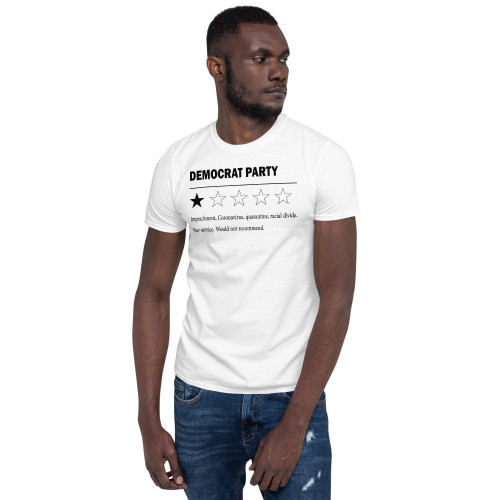 Democrat Party (Black Text) Short-Sleeve Unisex T-Shirt