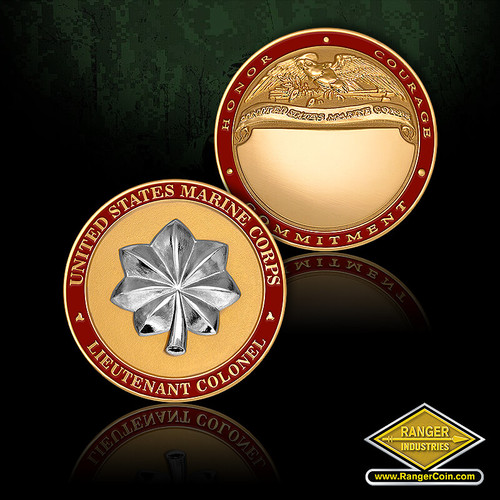 U.S. Marines Lieutenant Colonel Challenge Coin