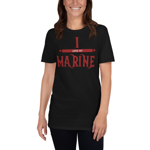 I Love My Marine Short-Sleeve Unisex T-Shirt
