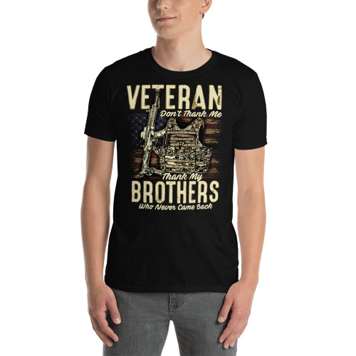 Veteran (Don't Thank Me) Short-Sleeve Unisex T-Shirt