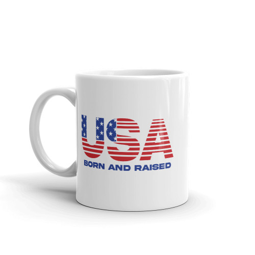 USA Born and Raised Mug