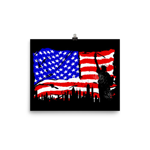 Liberty Flag Poster