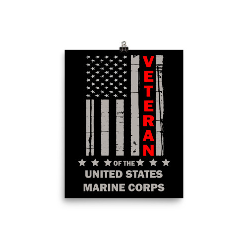Veteran of the United States Marine Corps Poster