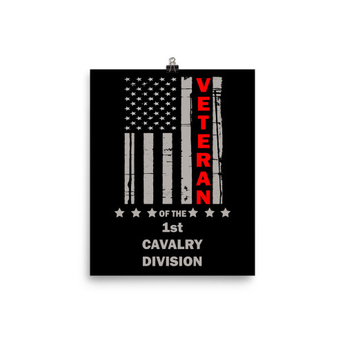 1st Cavalry Division Veteran Poster