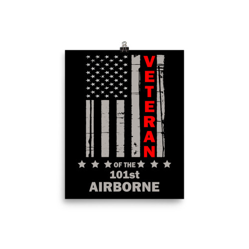 101st Airborne Division Veteran Poster