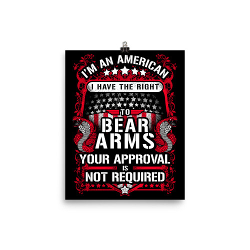 Bear Arms (Approval Not Required) Poster