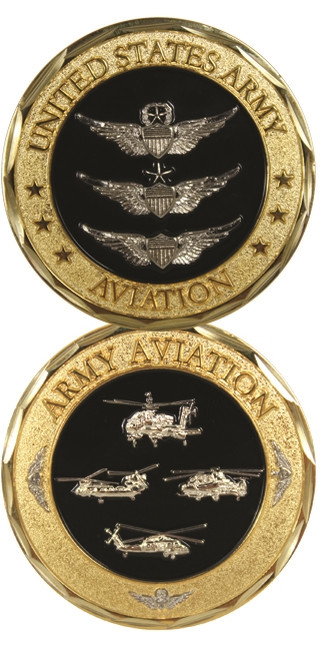 U.S. Army Aviation Challenge Coin
