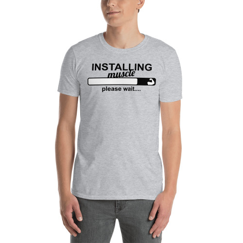 Installing Muscle Short-Sleeve Unisex T-Shirt
