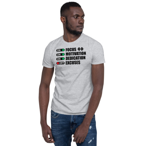 Excuses Off Short-Sleeve Unisex T-Shirt