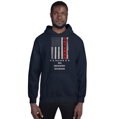 Veteran of the 4th Infantry Division Unisex Hoodie