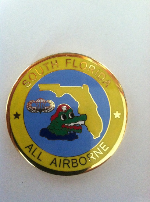 South Florida Chapter All Airborne Challenge Coin