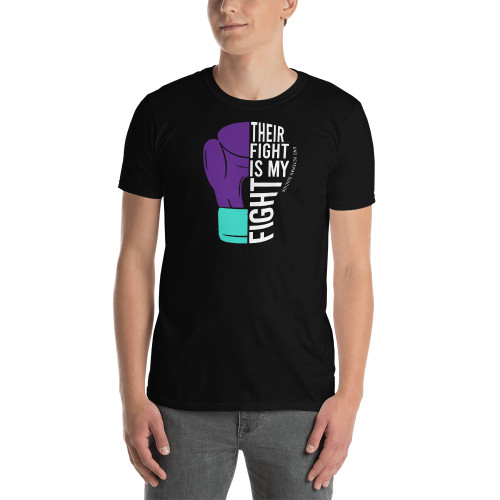 Their Fight is My Fight (End Veteran Suicide) Short-Sleeve Unisex T-Shirt