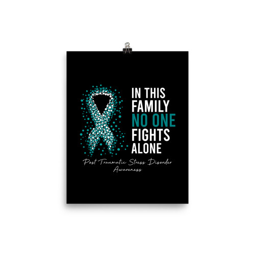 In This Family No One Fights Alone (Post Traumatic Stress Disorder) Poster