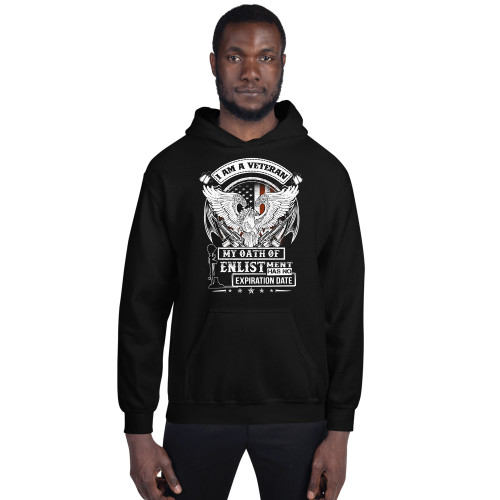 Veteran (Oath No Expiration) (Eagle) Unisex Hoodie