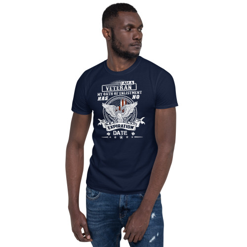 Veteran (Oath No Expiration) (Eagle version 2) Short-Sleeve Unisex T-Shirt