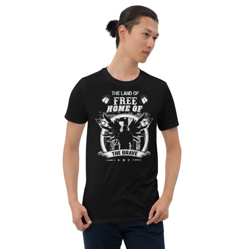 Land of the Free (Angel) Short-Sleeve Unisex T-Shirt