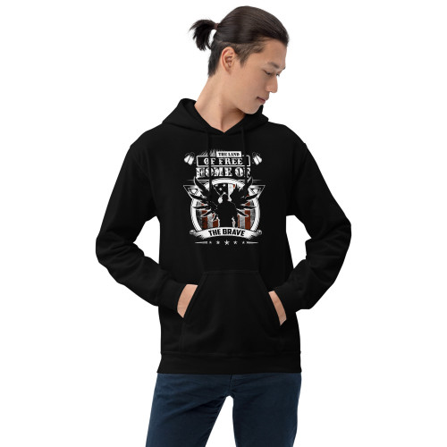Land of the Free (Angel) (Version 2) Unisex Hoodie