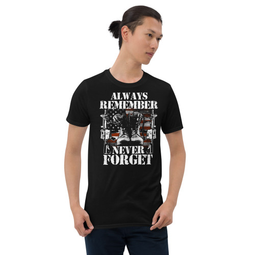 Always Remember / Never Forget (Option 2) Short-Sleeve Unisex T-Shirt