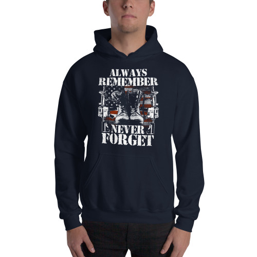 Always Remember / Never Forget (Option 2) Unisex Hoodie