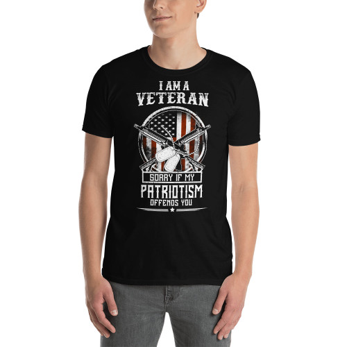 Sorry if my Patriotism Offends You (Veteran) Short-Sleeve Unisex T-Shirt