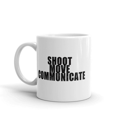 Shoot Move Communicate Mug
