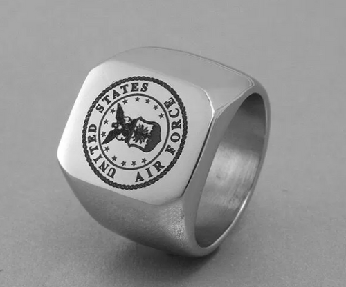 Air Force Titanium Ring