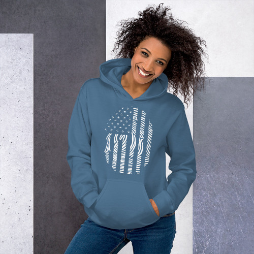 American DNA (White) Unisex Hoodie