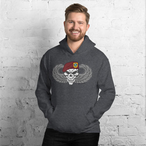 2-504 Skull w/ Wings Unisex Hoodie