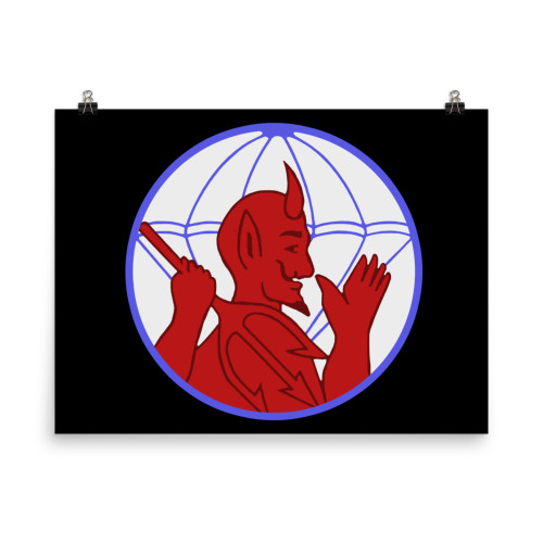 504th Airborne Infantry Regiment Patch Poster