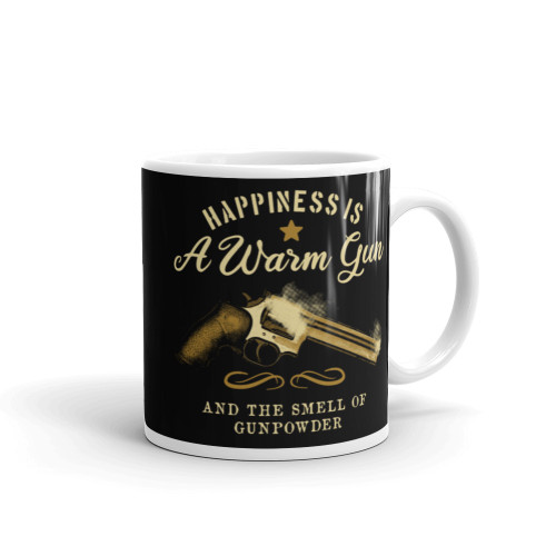 Happiness and a Warm Gun Mug