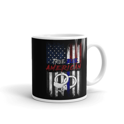 True Blue American (Police Blue Line) Mug (Option 2)